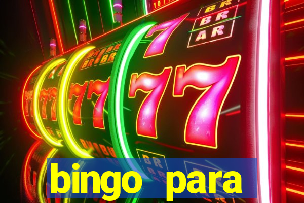 bingo para despedida de solteira para imprimir